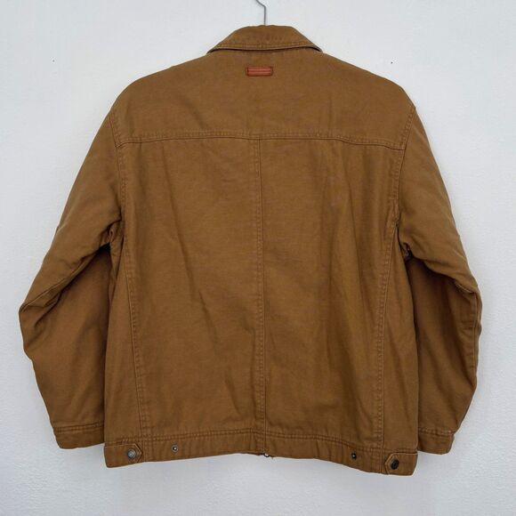 Royal Robbins Mens Vintage Trucker Jacket Size L Canvas Chore Barn Ranch Utility - Picture 2 of 8